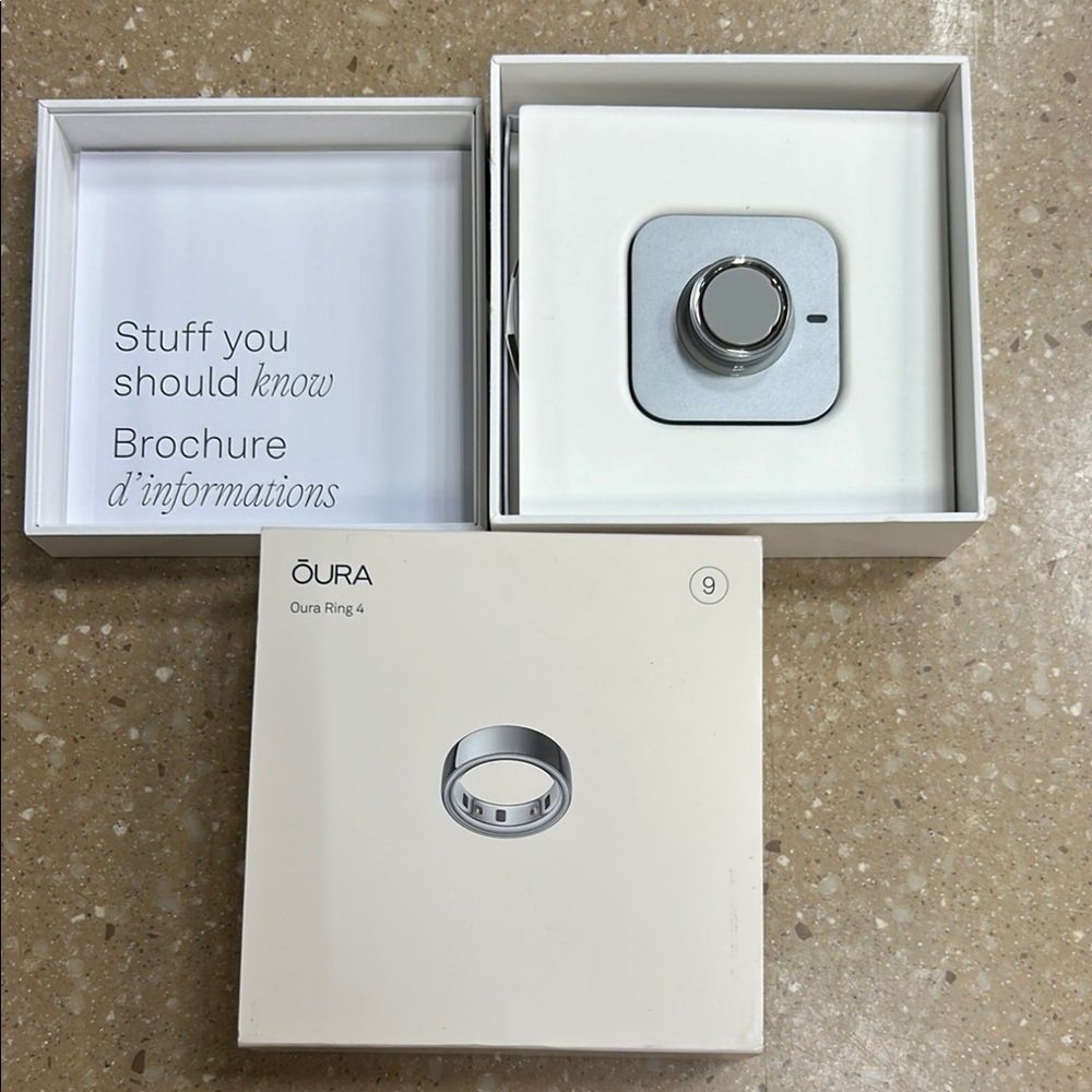 Oura Silver Smart Ring Advanced Wearable Technology